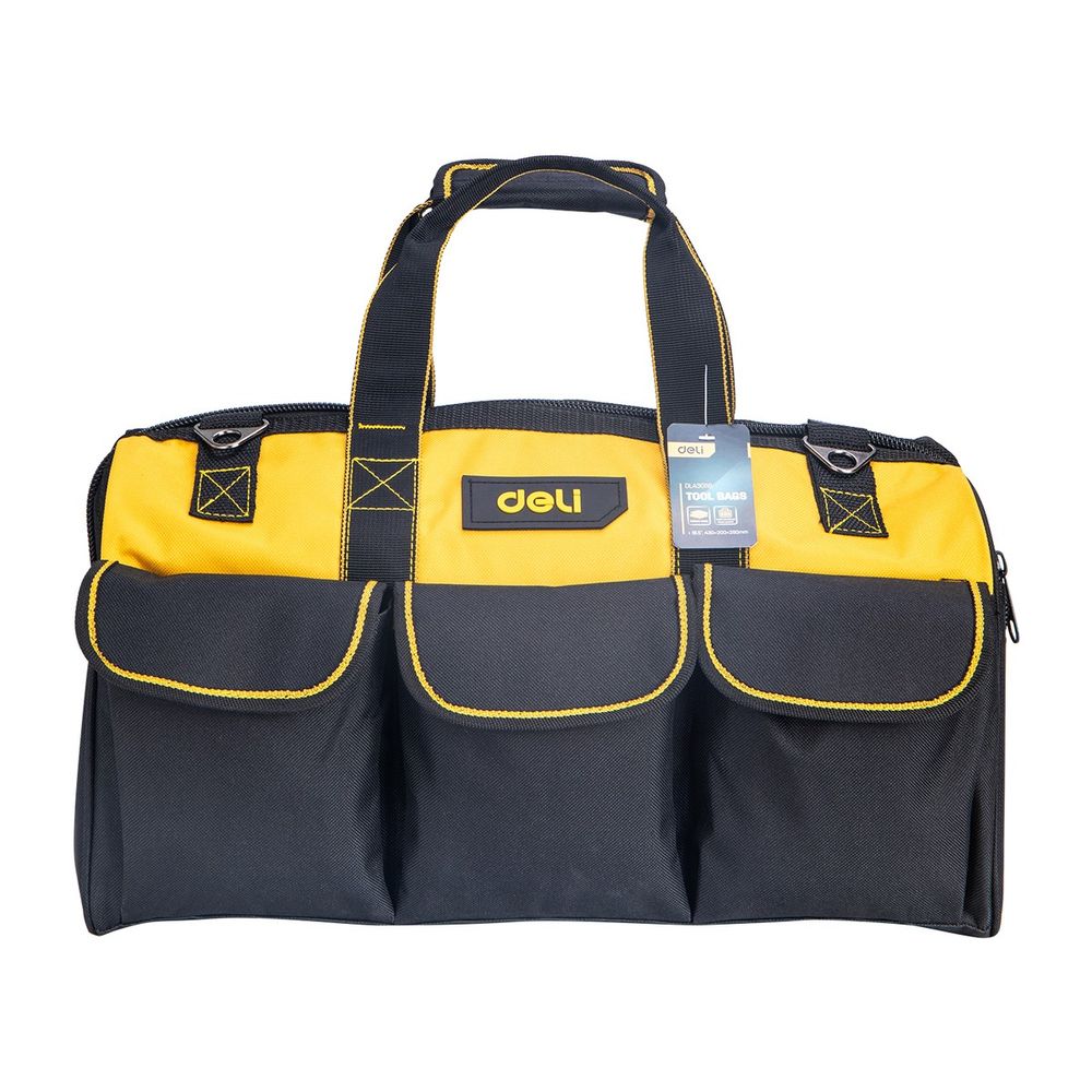 OEM Сумка для инструментов Deli DL430118  430 x 200 x 290мм, 14 карманов, плечевой ремень, ткань Оксфорд oem