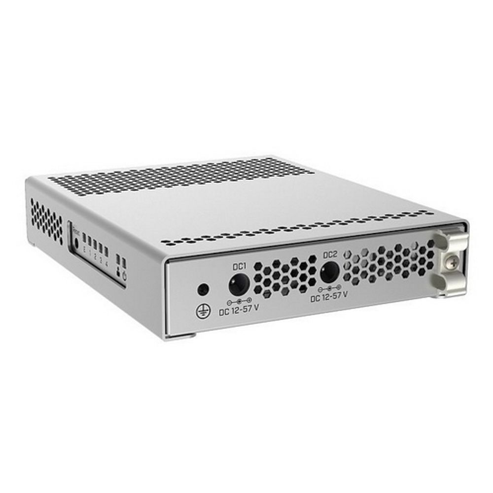 Маршрутизатор MIKROTIK CRS305-1G-4S+IN Cloud Router Switch 305-1G-4S+IN with 800MHz CPU, 512MB RAM, 1xGigabit LAN, 4xSFP+ cages, RouterOS L5 or SwitchOS (dual boot), metallic desktop case, PSU (002136) {20}