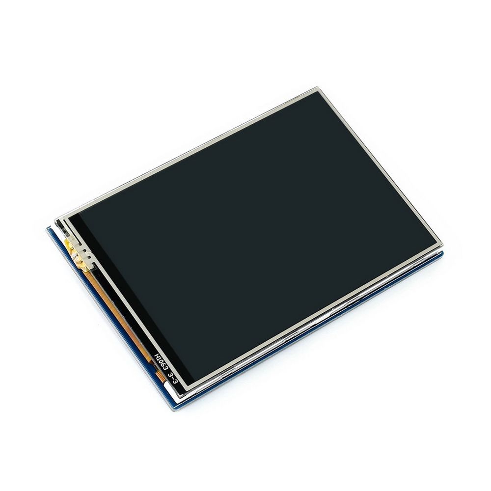 Модуль дисплея ACD Bad Pack ACD17-RA332 Waveshare 3.5" дисплей без корпуса, resistive touchscreen LCD screen (IPS), питание по USB, для Raspberry Pi 3 (WS12824)