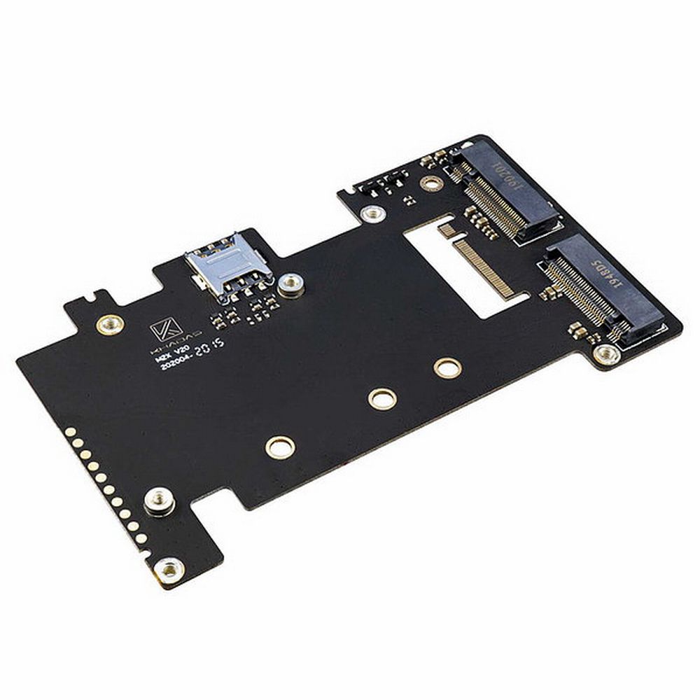 Плата расширения Khadas для микрокомпьютеров M2X Extension Board (KM2X-V-002) NVMe SSD/4G LTE
