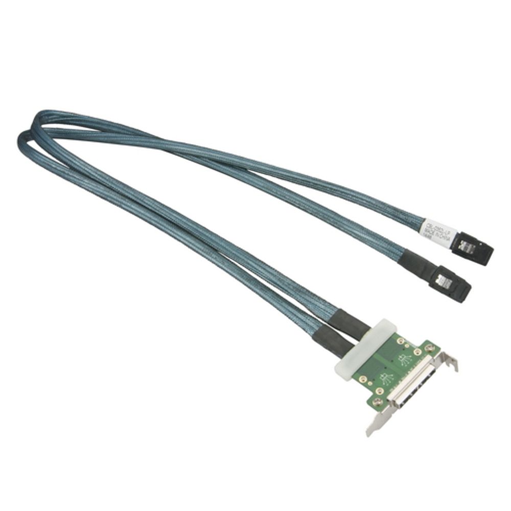 Кабель SuperMicro CBL-0352L-LP 2-port ext IPASS to int IPASS, LP,85cm