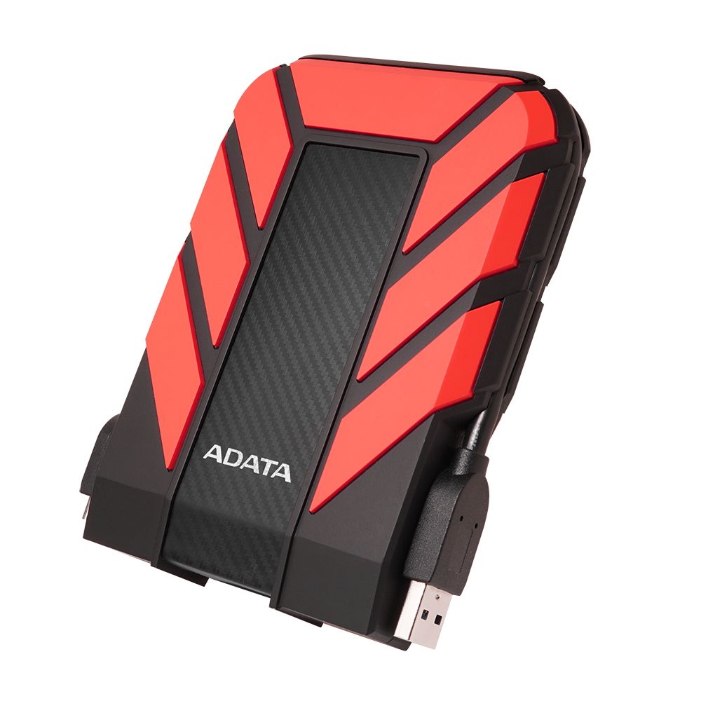 Жесткий диск внешний ADATA HD710 Pro AHD710P-1TU31-CRD 1TB 2.5" USB 3.1, IP68, Shock Sensor, Red, Retail {20}, (460417)