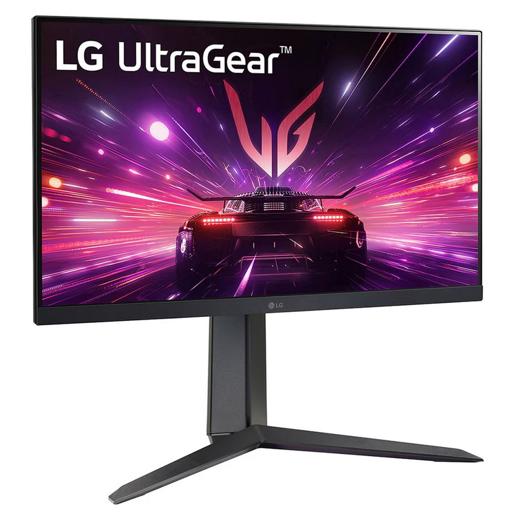 Монитор 23.8" LG 24GS65F-B  IPS, 1920x1080, 180Hz, 1ms, 300сd/m, 1000:1, HDR10 | HDMI(2.0), DP(1.4) | HAS, Pivot, Swivel, ExPSU, Vesa 100, Black