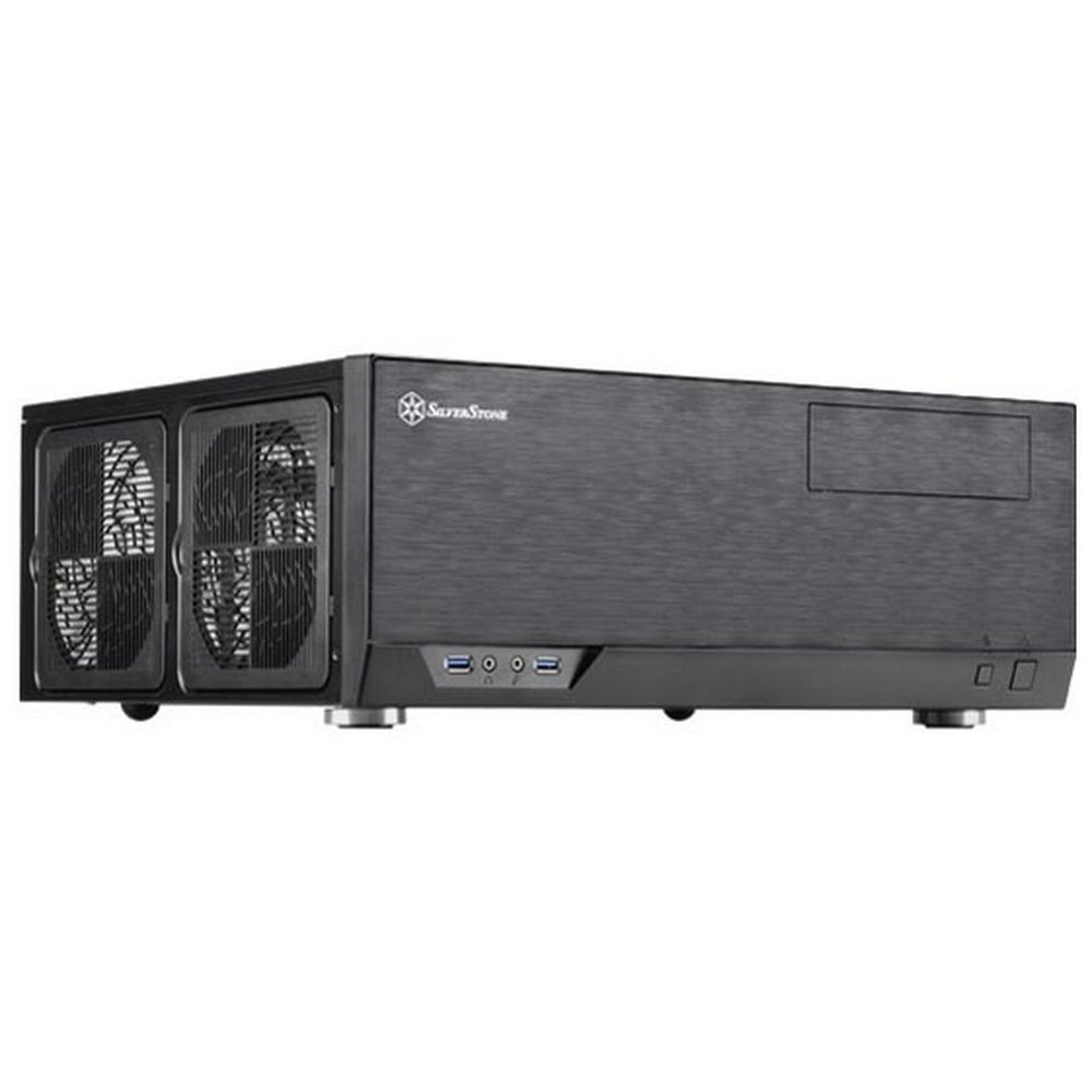 Корпус Silverstone SST-GD09B Grandia HTPC ATX Computer Case, Silent High Airflow Performance, black  (221280)