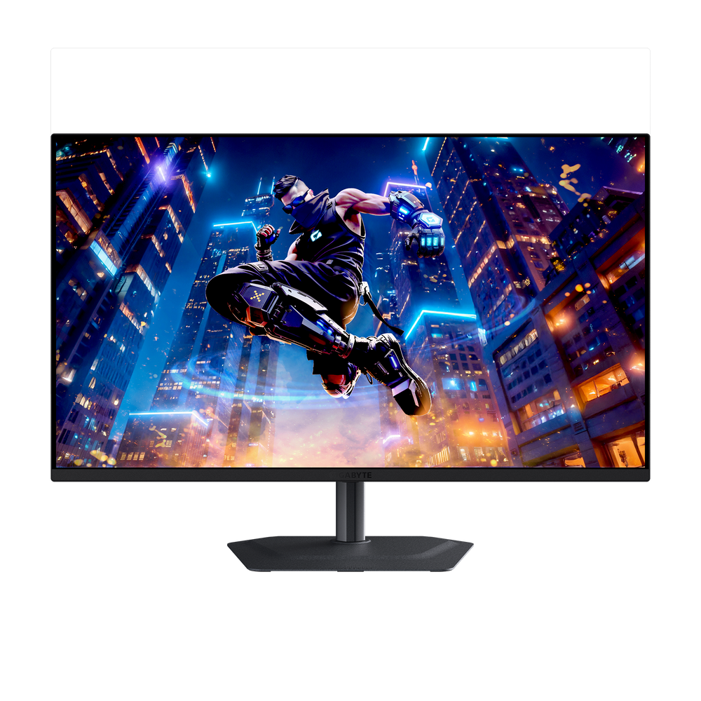 Монитор 32" Gigabyte MO32U2 EK QD-OLED 3840x2160, 240 Гц, 0.03 мс, 16:9, 1000 кд/м² (пиковая), 2×HDMI 2.1, DP 1.4, USB-C (18 Вт PD), USB Hub (2×USB 3.2 + 1×USB-B), 3.5 Jack, динамики (2×5 Вт), DisplayHDR True Black 400, FreeSync Premium Pro, G-Sync, черный