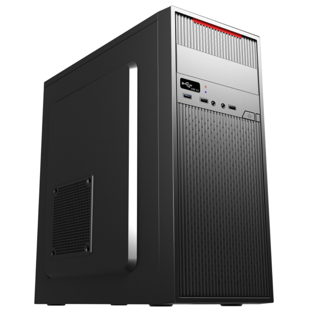 Компьютерный корпус ACD Citadel 102N ATX, черный, 80мм rear FAN, w/o PSU