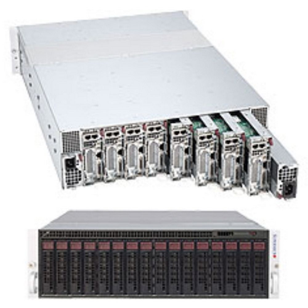 Платформа системного блока SuperMicro SYS-5038MR-H8TRF 3U MicroCloud System, X10SRD-F, 938BH-R1620BP