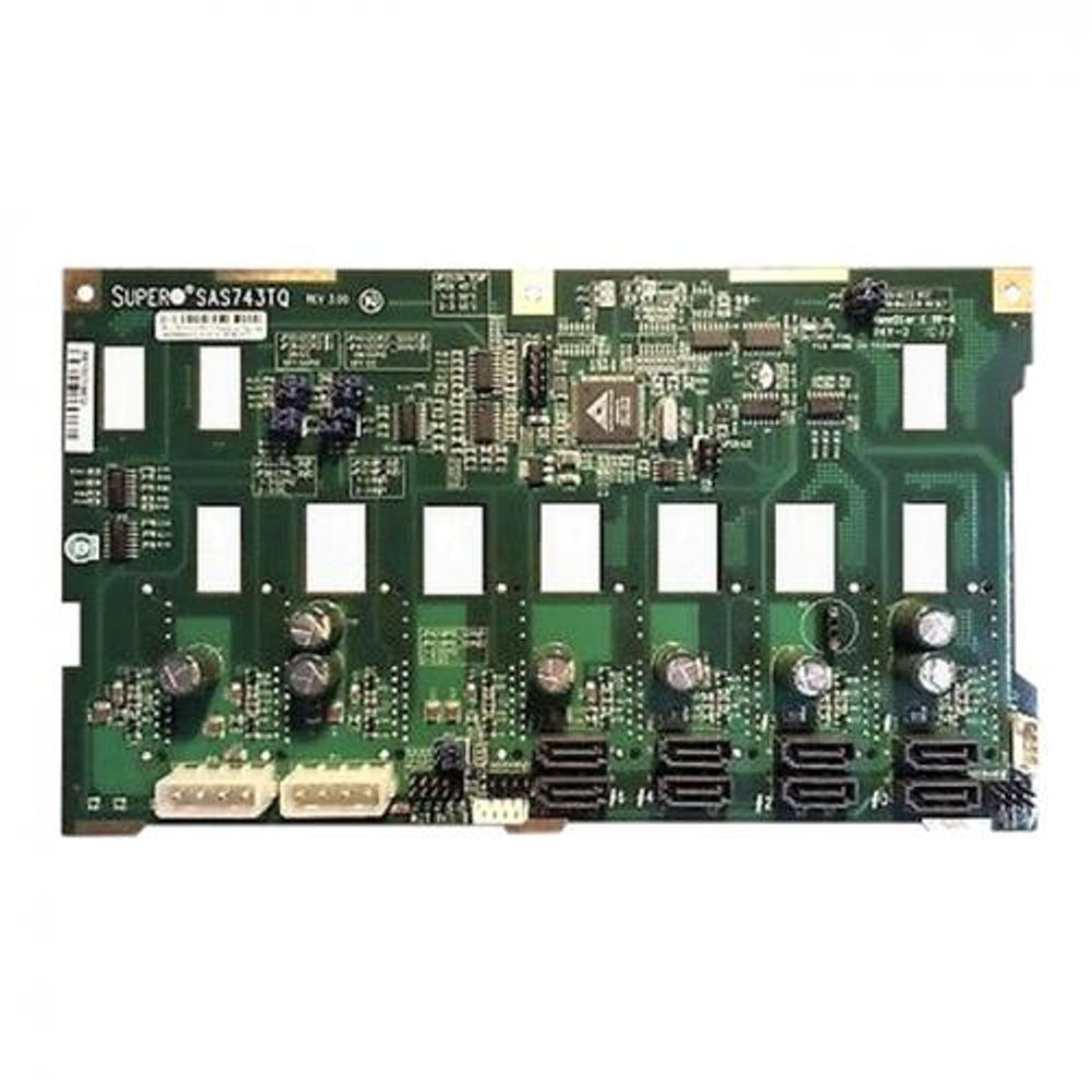 Комплектующие корпусов SuperMicro Backplane Supermicro CSE-SAS-743TQ 8xHotSwap SAS/SATA 3,5 4U (w/ AMI MG9072), SC743's