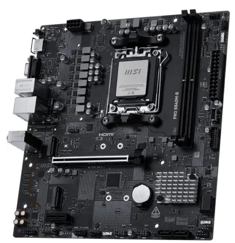 Материнская плата AMD B840 SAM5 MATX PRO B840M-B MSI