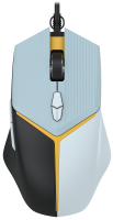Мышь проводная DEFENDER Shotgun (Дробовик) GM-176 черный/серый (USB, 3600dpi, 7but) (52176)