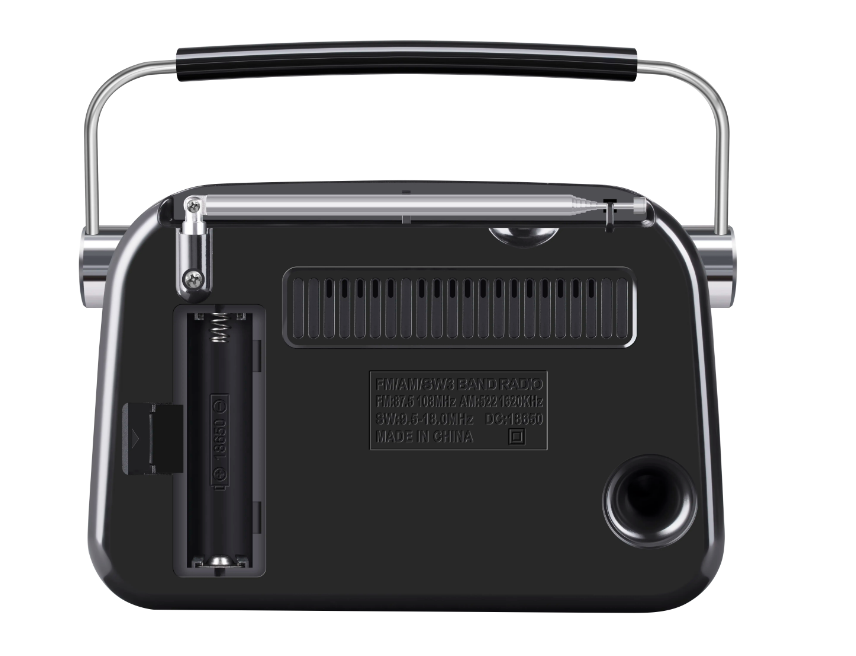 Радиоприёмник Vega 5Вт FM/AM/SW/BT/USB/TF/1200мАч черный 65179  DEFENDER