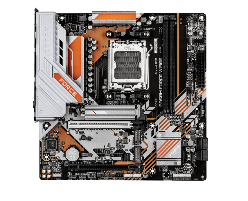 Материнская плата AMD B850 SAM5 MATX B850M FORCE WF6E 1.2 GIGABYTE