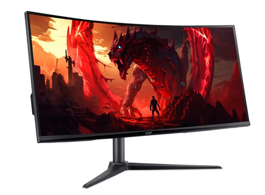 Монитор Acer 34" Nitro XZ340CUJ0bmiiphx черный VA LED 1ms 21:9 HDMI M/M матовая HAS 250cd 178гр/178гр 3440x1440 120Hz FreeSync DP 2K 6.9кг