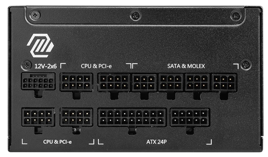 Блок питания MSI <MAG A1000GL PCIE5> 1000W ATX  (24+4x4+16+4x6/8пин) Cable Management