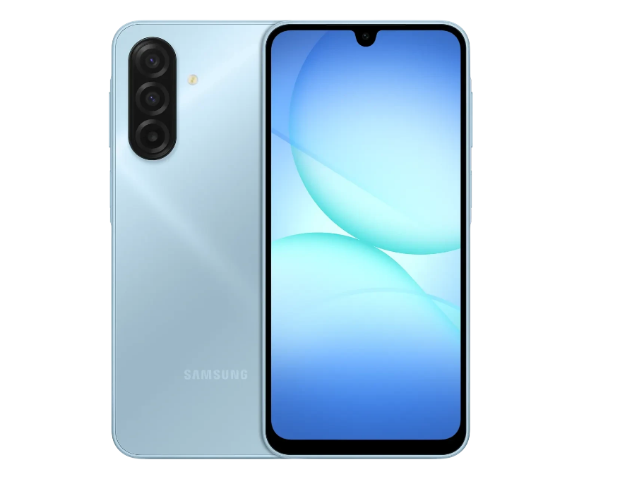 Смартфон Samsung SM-A175F Galaxy A17 128Gb 6Gb голубой моноблок 3G 4G 6.7" 1080x2340 Android 15 50Mpix 802.11 a/b/g/n/ac NFC GPS GSM900/1800 GSM1900