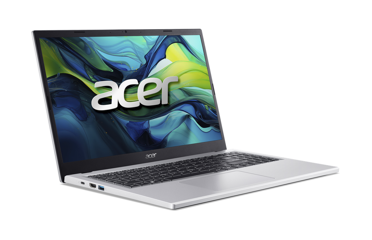Ноутбук Acer Aspire Lite AL15-61P-R83Y 15,6" FHD 1920x1080 Non-glare IPS, 800:1, 250 nit AMD Ryzen 5 8640HS UMA 16 Gb DDR5 Memory 512Gb PCIe NVMe SSD Silver Plastic  None(Boot-up only)