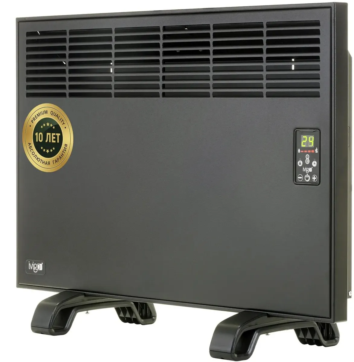 Электрический конвектор EPK4570E15 MATTE BLACK 1500W iVigo 