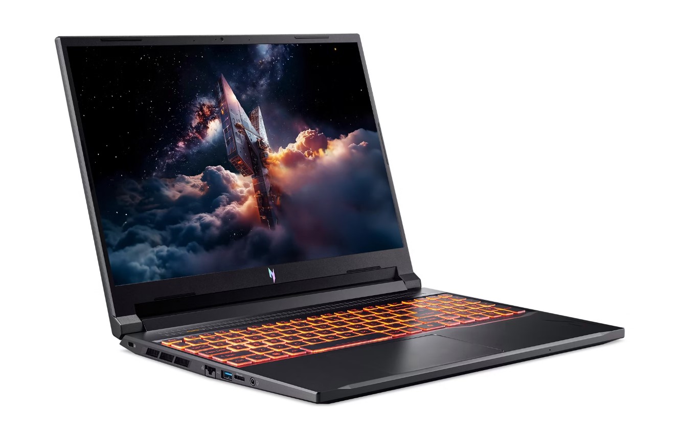 Ноутбук Acer Nitro V 16 ANV16-72-72ZY, 16" (1920x1200) IPS 180 Гц/Intel Core 7 240H/16 ГБ DDR5/512 ГБ SSD/NVIDIA GeForce RTX 5070 для ноутбуков (8 Гб)/Windows 11 Home, Черный (NH.U2FAA.002)