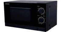Микроволновая печь Sharp R-6000RK черный, 20 л, 800 Вт, переключатели - поворотный механизм