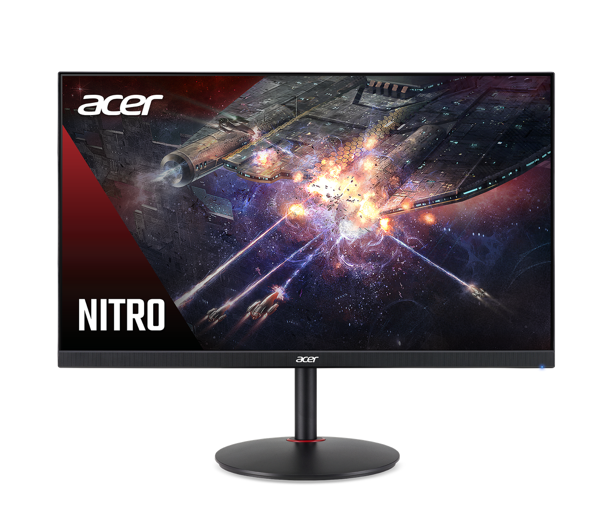Монитор 24.5" ACER Nitro XV252QFbmiiprx Black (IPS, 1920x1080, 390Hz, 0.5 ms, 178°/178°, 400 cd/m, 100M:1, +2хHDMI 2.0, +DisplayPort 1.4, +MM)