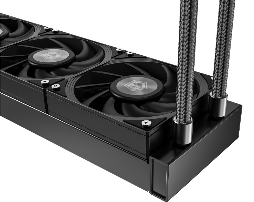 Кулер для процессора водяной 350W S_MULTI 4pin PWM 3x12cm Fan ARGB DX360 MAX Black ID-COOLING