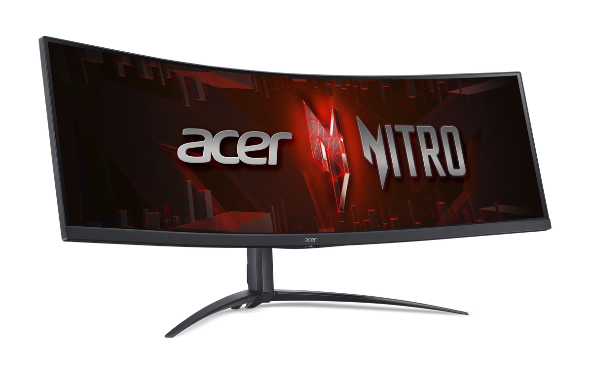 Монитор Acer 44,5'' XZ452CUVbemiiphuzx 1500R, 32:9, VA, DQHD, 1/4ms, 450cd, 165Hz, HDMI, DP, USB-C, USB, LAN, SPK, HAS