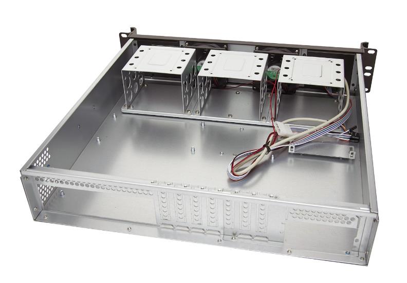 Корпус серверный Exegate - Pro 2U420-06, mITX, mATX, ATX, 6х3.5", 2xUSB2.0, Rack, 2U, без БП, цвет чёрный, EX279419RUS