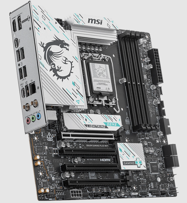 Материнская плата B860 S1851 MATX B860M GAMING PLUS WIFI MSI