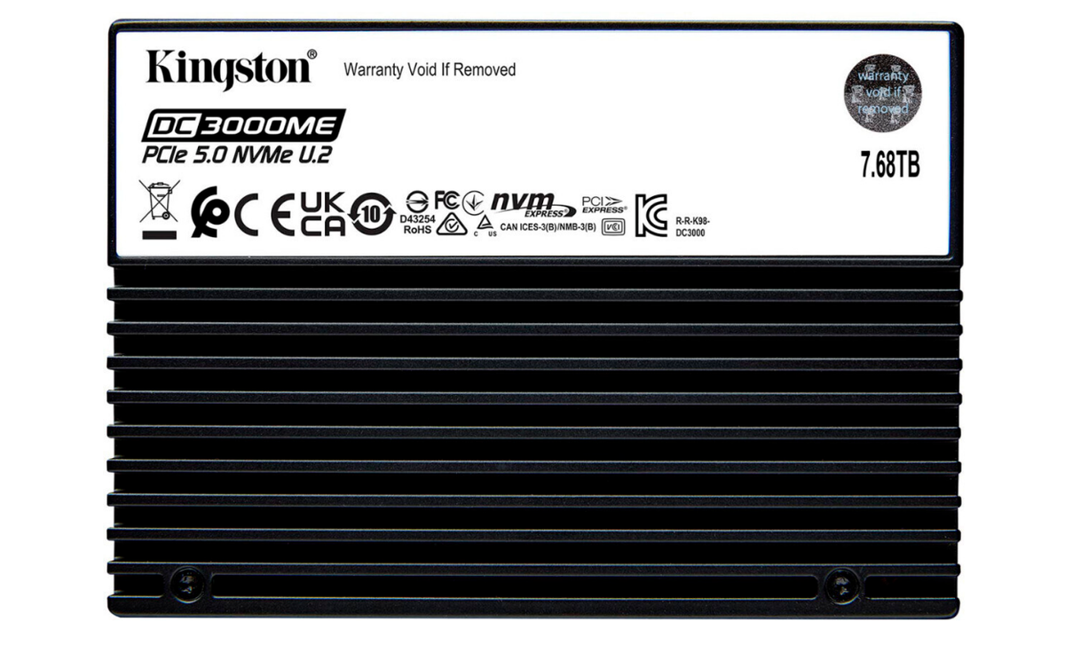 Накопитель SSD PCIE 7.68TB DC3000ME NVMe SEDC3000ME/7T6 KINGSTON