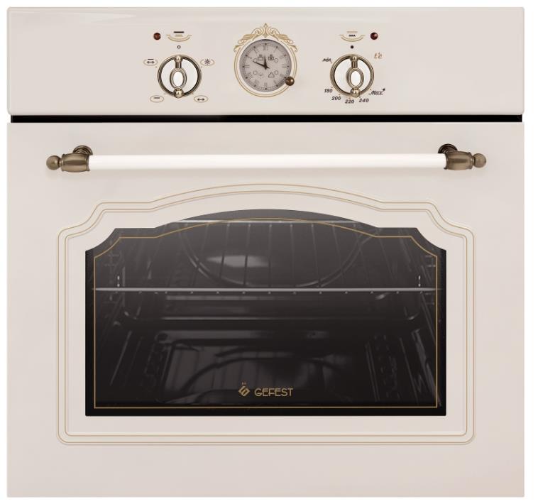 Газовый духовой шкаф GEFEST DGE 601-01 K64, кремовый (22435001)