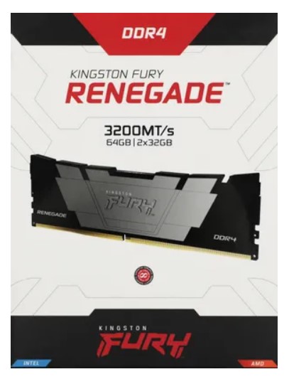 Модуль памяти DIMM 64GB (32GBx2) DDR4-3200 KF432C16RB2K2/64 KINGSTON