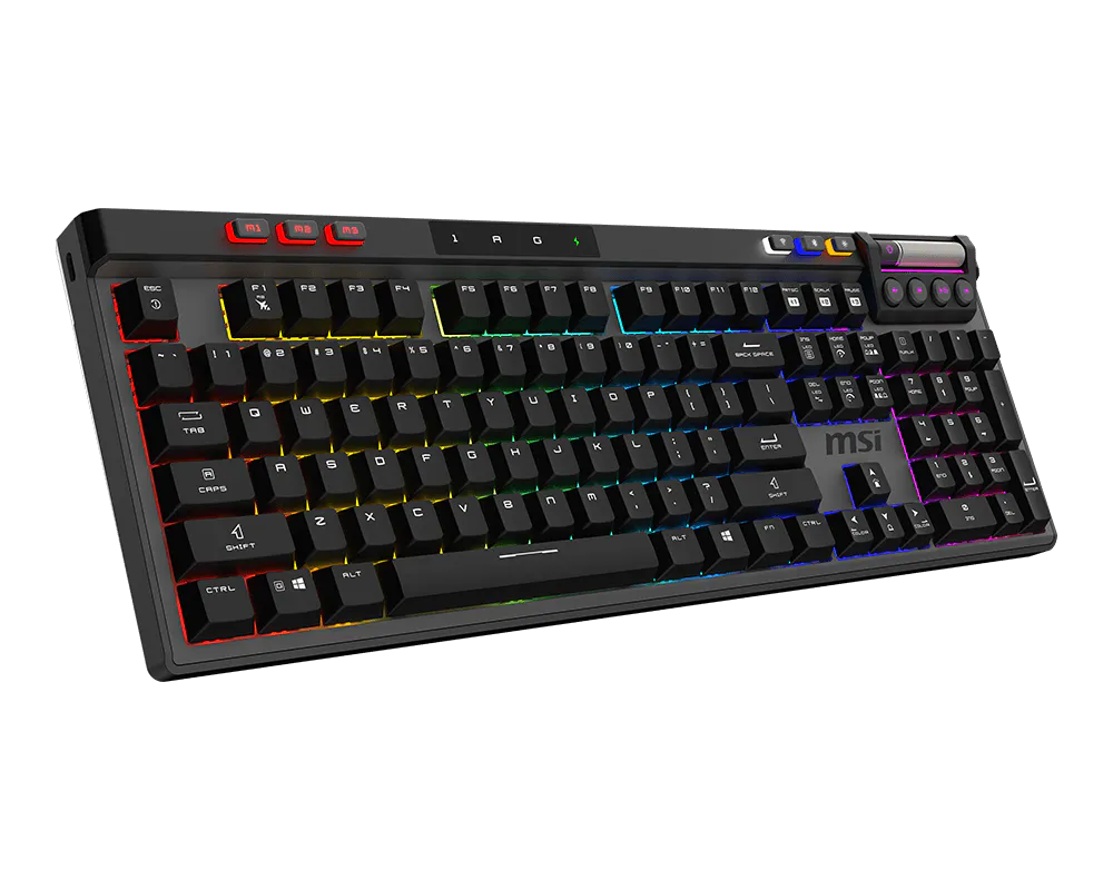 Клавиатура GAMING RU STRIKE PRO W SILENT MSI