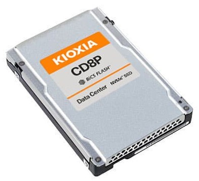 Накопитель SSD PCIE 15.36TB NVME 2.0 5.0x4 TLC 12000/5500 CD8P-R KCD81PUG15T3 KIOXIA