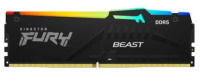 Память KINGSTON 16GB Kingston DDR5 5200 DIMM FURY Beast Black XMP Gaming Memory KF552C40BBA-16 Non-ECC, CL40, 1.25V, 1RX8 40-40-40 288-pin 16Gbit, RTL