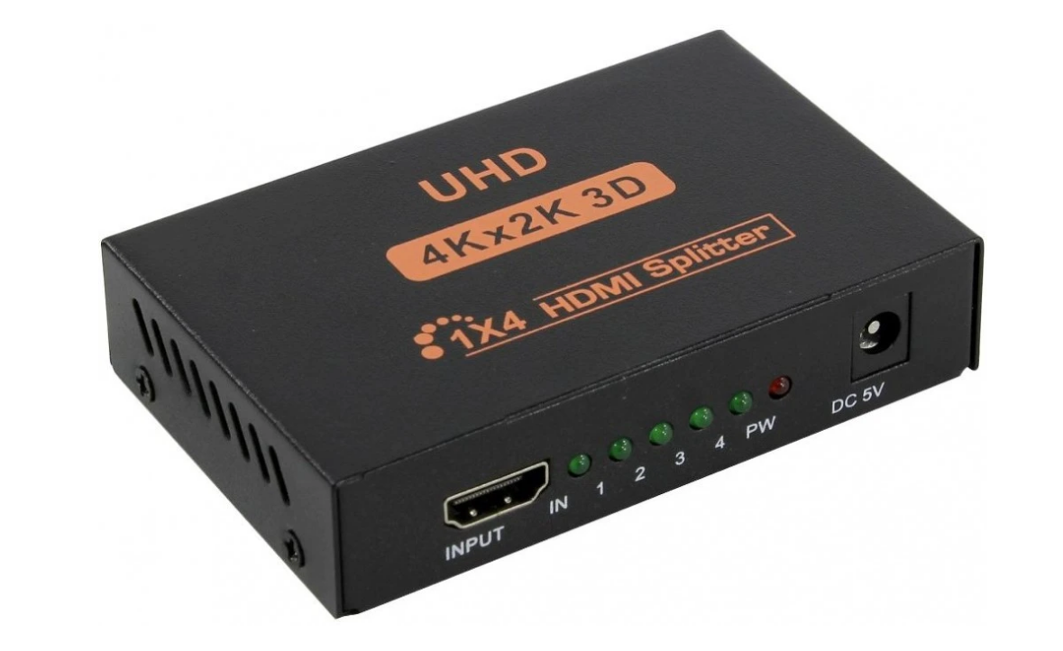 Telecom Разветвитель HDMI 1=>4 4k@30Hz <TTS7005> [6937510891733]