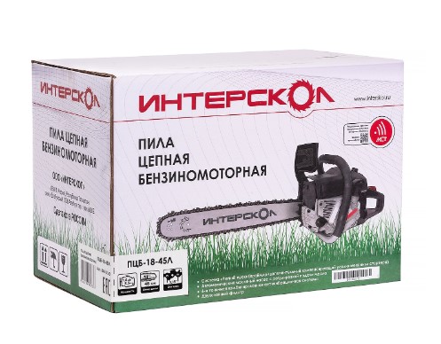 Цепная бензопила ПЦБ-18/45Л ИНТЕРСКОЛ 844.0.0.40
