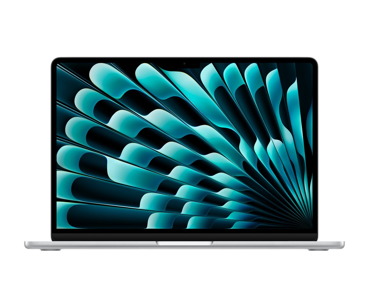 Apple MacBook Air 13-inch 2025 [MC654] (КЛАВ.РУС.ГРАВ.) Silver 13.6" Liquid Retina {(2560x1600) M4 10C CPU 10C GPU/24GB/512GB SSD/рекоменд.переходник 11007065} (A3240)