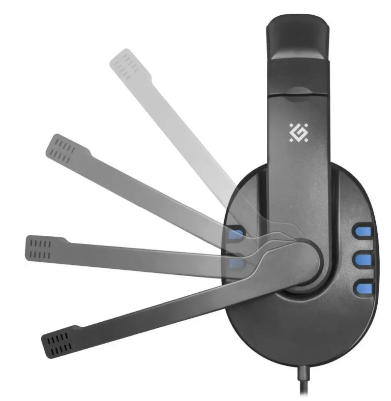 Гарнитура GAMING WARHEAD G-160 BLACK/BLUE 64118 DEFENDER