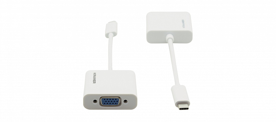 Переходник [99-97210000] Kramer Electronics [ADC-U31C/GF] USB 3.1 тип C вилка на VGA розетку