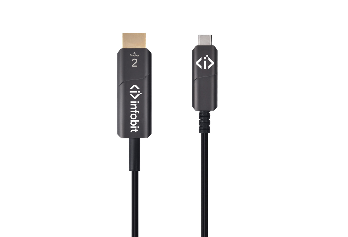 Кабель оптический активный Type C (M) - HDMI (M) [AOC-CHDMI-05], 4K60, только Aудио-Видео, 5 м