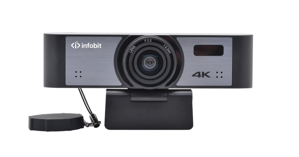 4K камера Infobit [iCam 50] : 110° FOV, ePTZ, микрофон с функцией формирования луча и автофреймингом