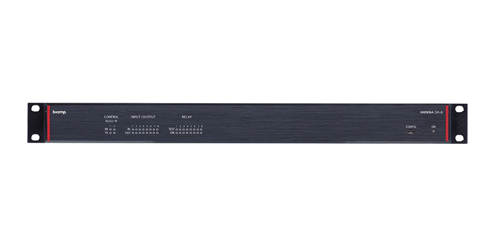 Управление питанием BIAMP [SR-8] Rack-mounted power control with eight switching relays