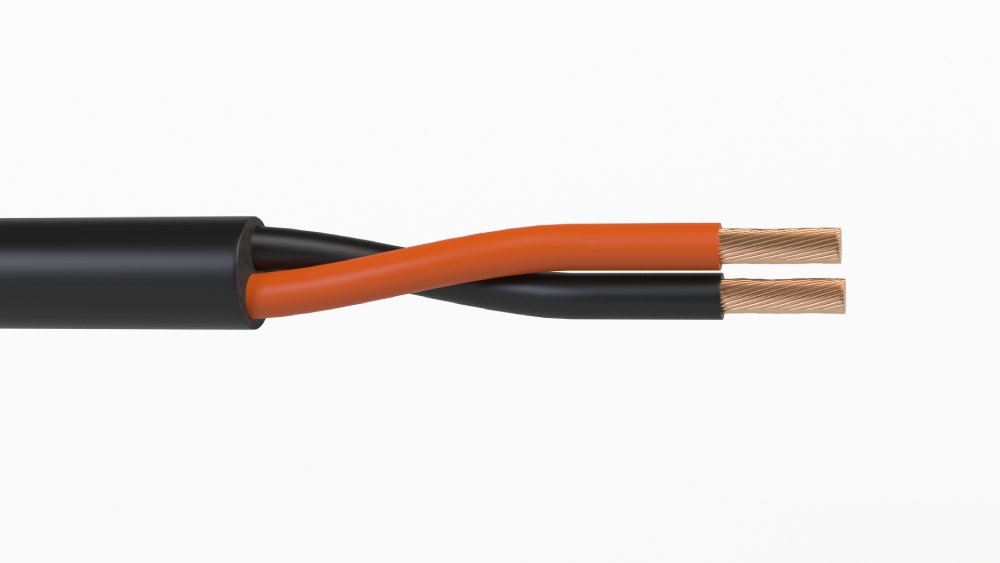 Кабель акустический Wize [WSC13200CCA] 200 м, 13 AWG ССА, 2.5 мм2, диаметр 9.8мм, омедненный алюминий 49 x 0.25 мм, черный, бухта