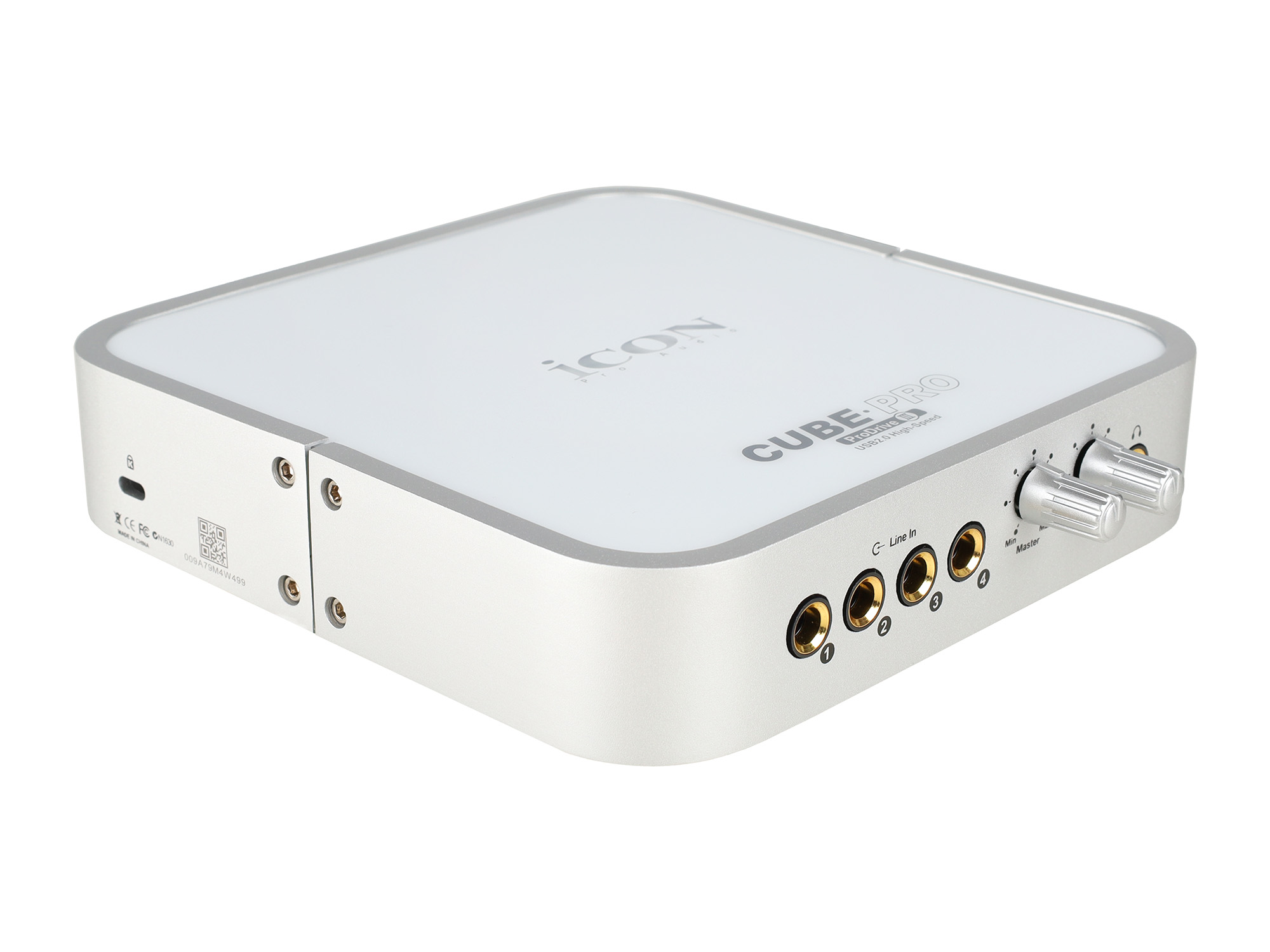 Аудиоинтерфейс USB [10105041008] Icon [Cube Pro] 24 бит/192 кГц. 4 балансных линейных входа, 4 балансных линейных выхода, выход для наушников, USB 2.0