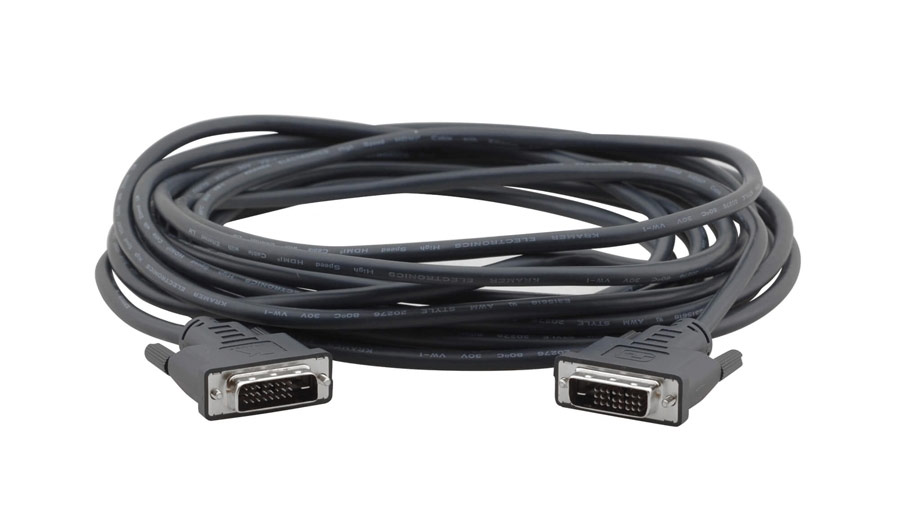 Кабель DVI-D Dual link [94-10101025] Kramer Electronics [CLS-DM/DM-25] DVI-D Dual link (Вилка - Вилка) (малодымный, без галогеноводородов), 7.6 м