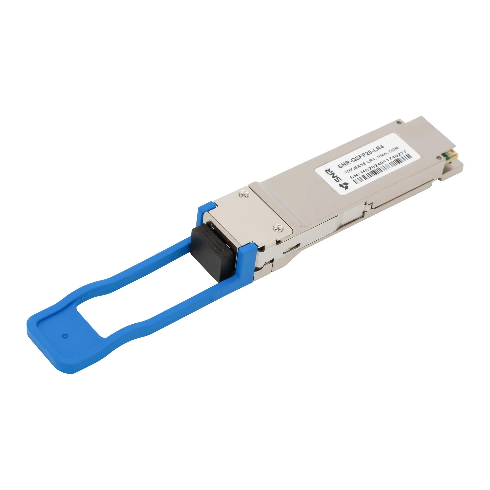 SNR SNR-QSFP28-LR4-I Модуль, QSFP28 100GBASE-LR4, разъем LC дальность до 10км, индустриальный