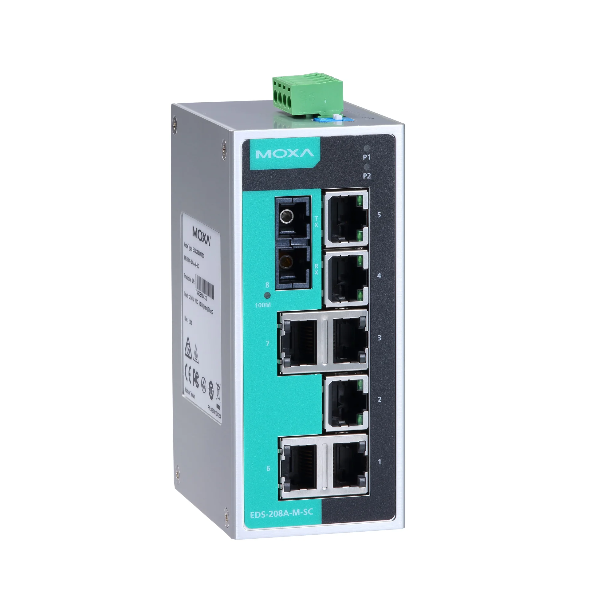 MOXA Коммутатор EDS-208A-M-SC