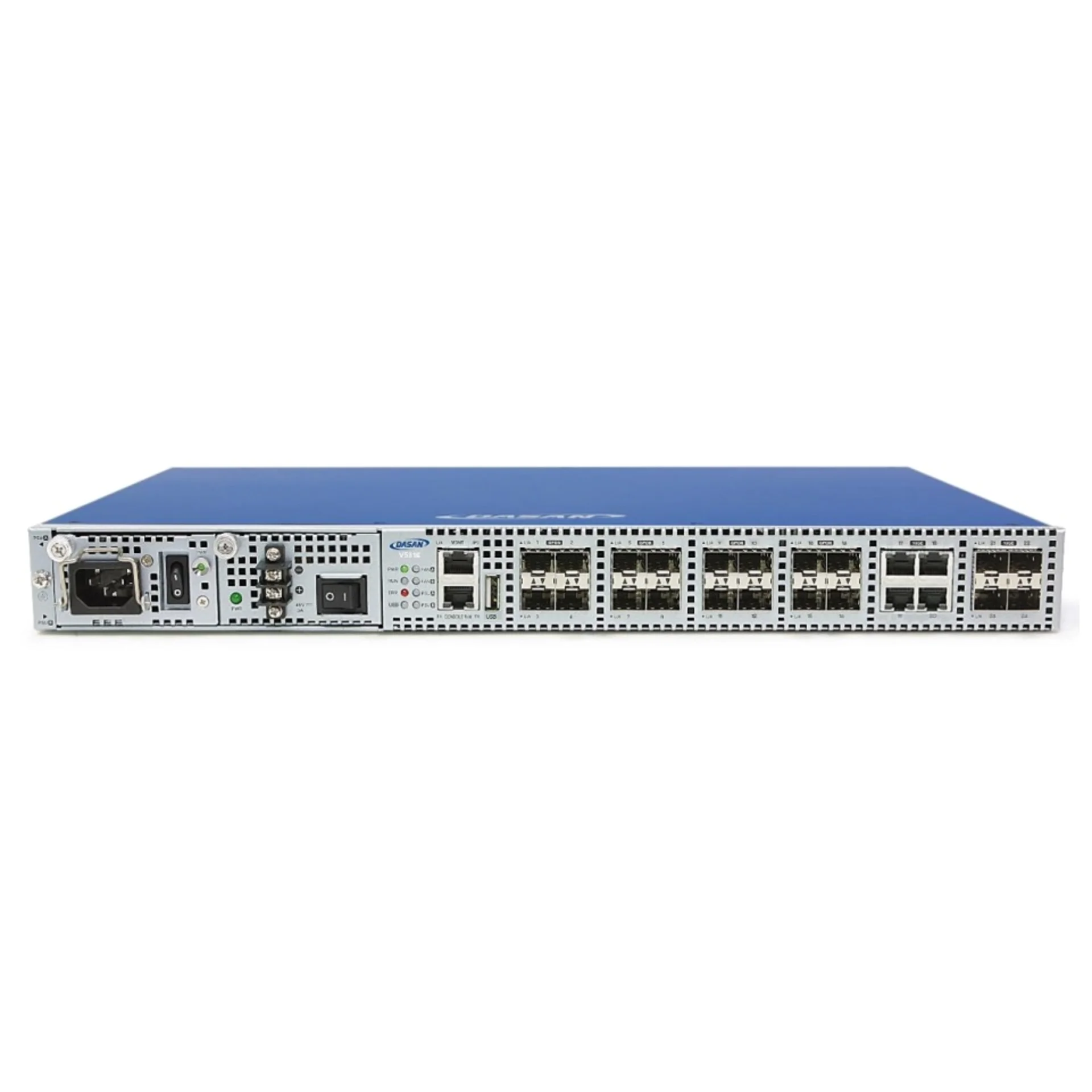 Станционный терминал OLT с 16 портами GPON (SFP) и 4 порта 10G/SFP+, 4 портами 10/100/1000-Base-T/SFP