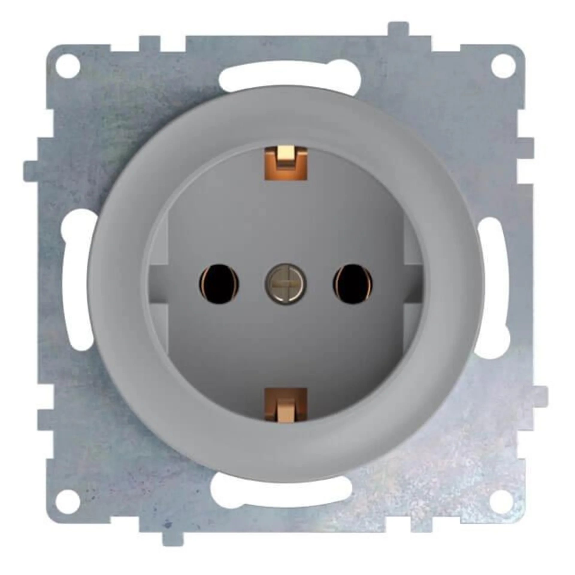 Розетка OneKeyElectro 2172834, с заземлением, 16А, IP20, винтовые клеммы