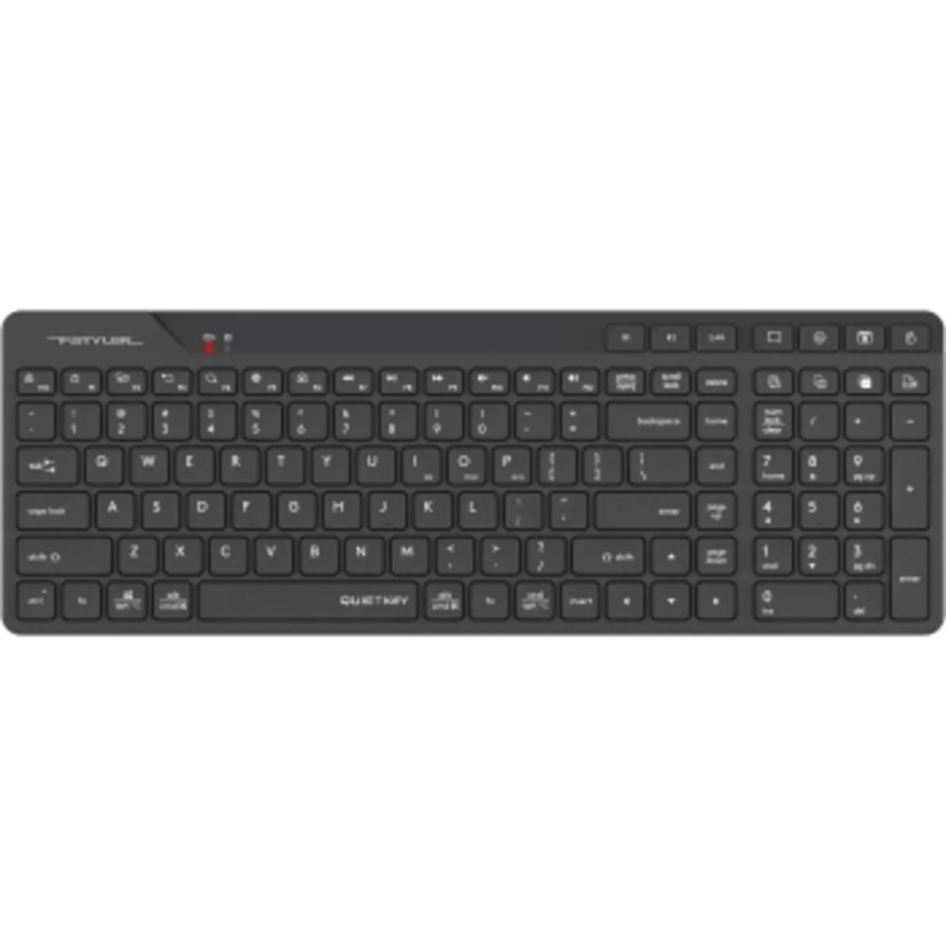 Клавиатура A4Tech Fstyler FBK27C AS черный USB беспроводная BT/Radio slim Multimedia (FBK27C AS)